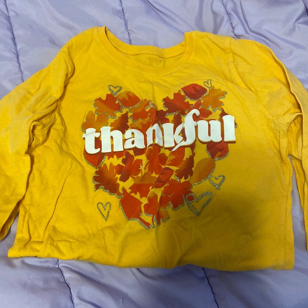 Thankful Fall shirt size large 10/12